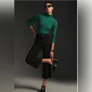 Maeve The Colette Cropped Wide-Leg Pants Size 32